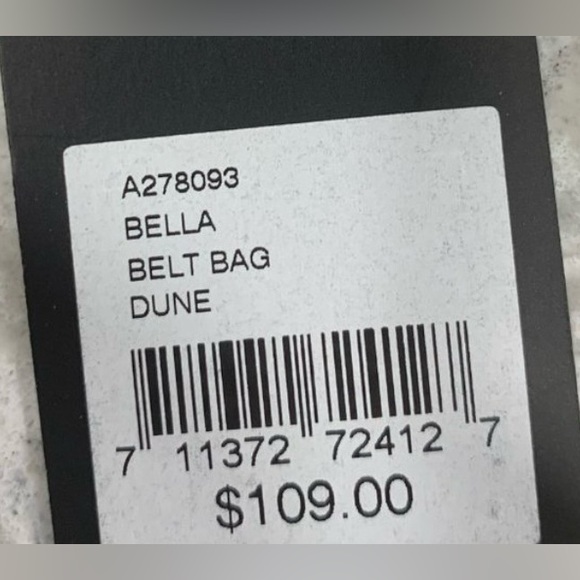 Tignanello Bella Belt Belt in Nude Coated Leather Crossbody Removable Strap - Picture 12 of 13